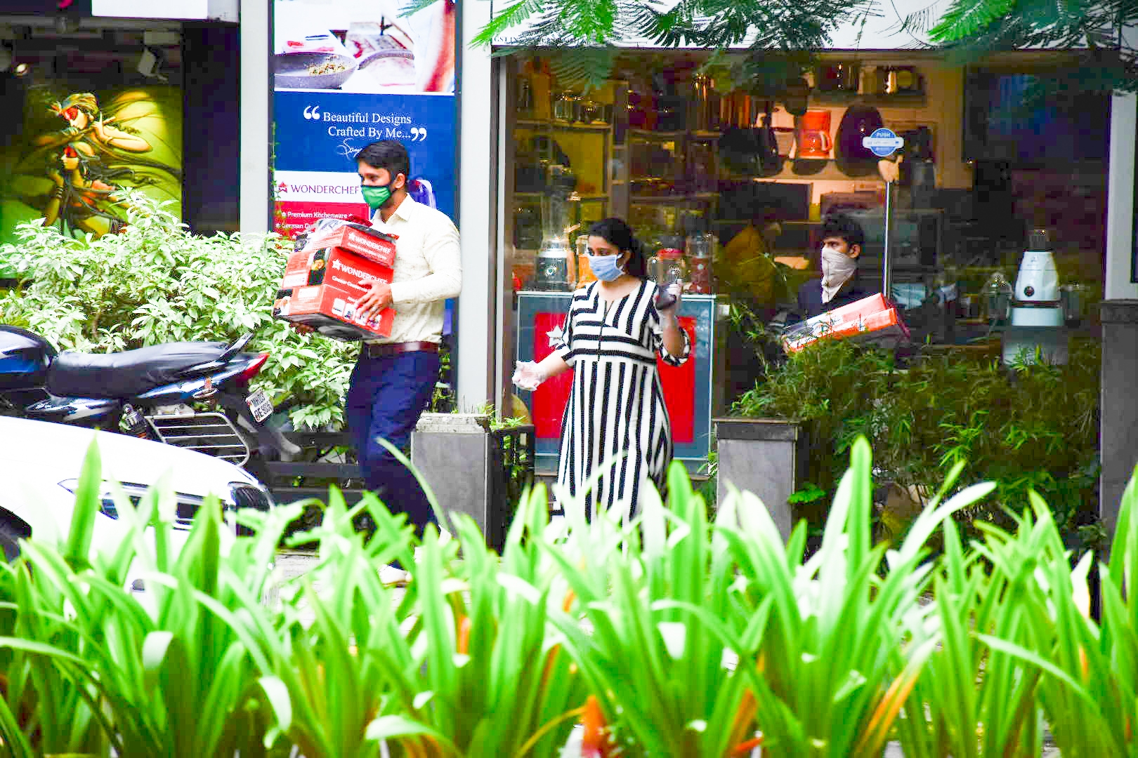 Mumbai: Indian film producer Charmi Kaur seen in Bandra on July 23, 2020. (Photo: IANS)