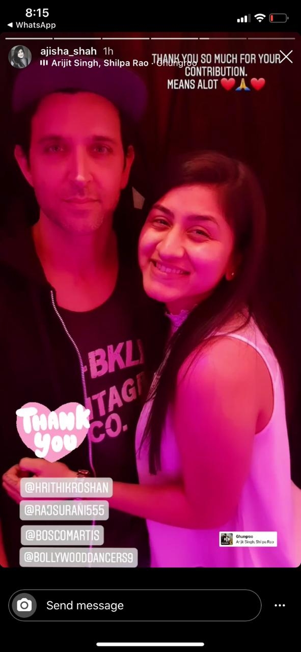 Hrithik Roshan extends a helping hand towards 100 Bollywood dances