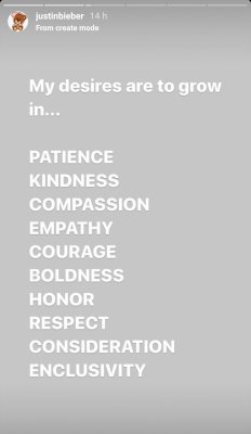 Justin Bieber shares his desire to help others in need.