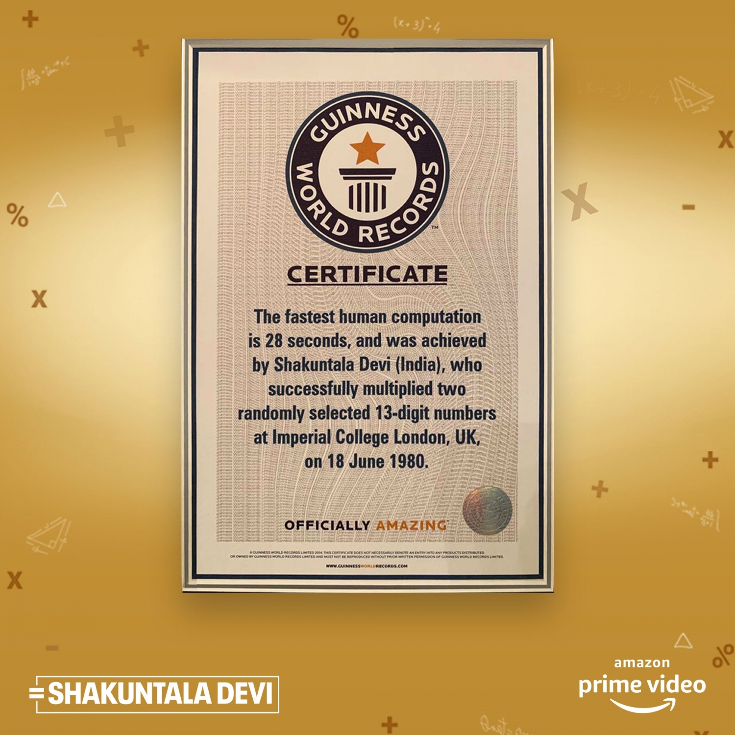 Shakuntala Devi's Guinness World Record certificate finally reaches home