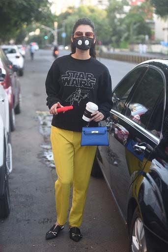 Mumbai: Actress Urvashi Rautela seen at Juhu in Mumbai on Aug 2, 2020. (Photo: IANS)