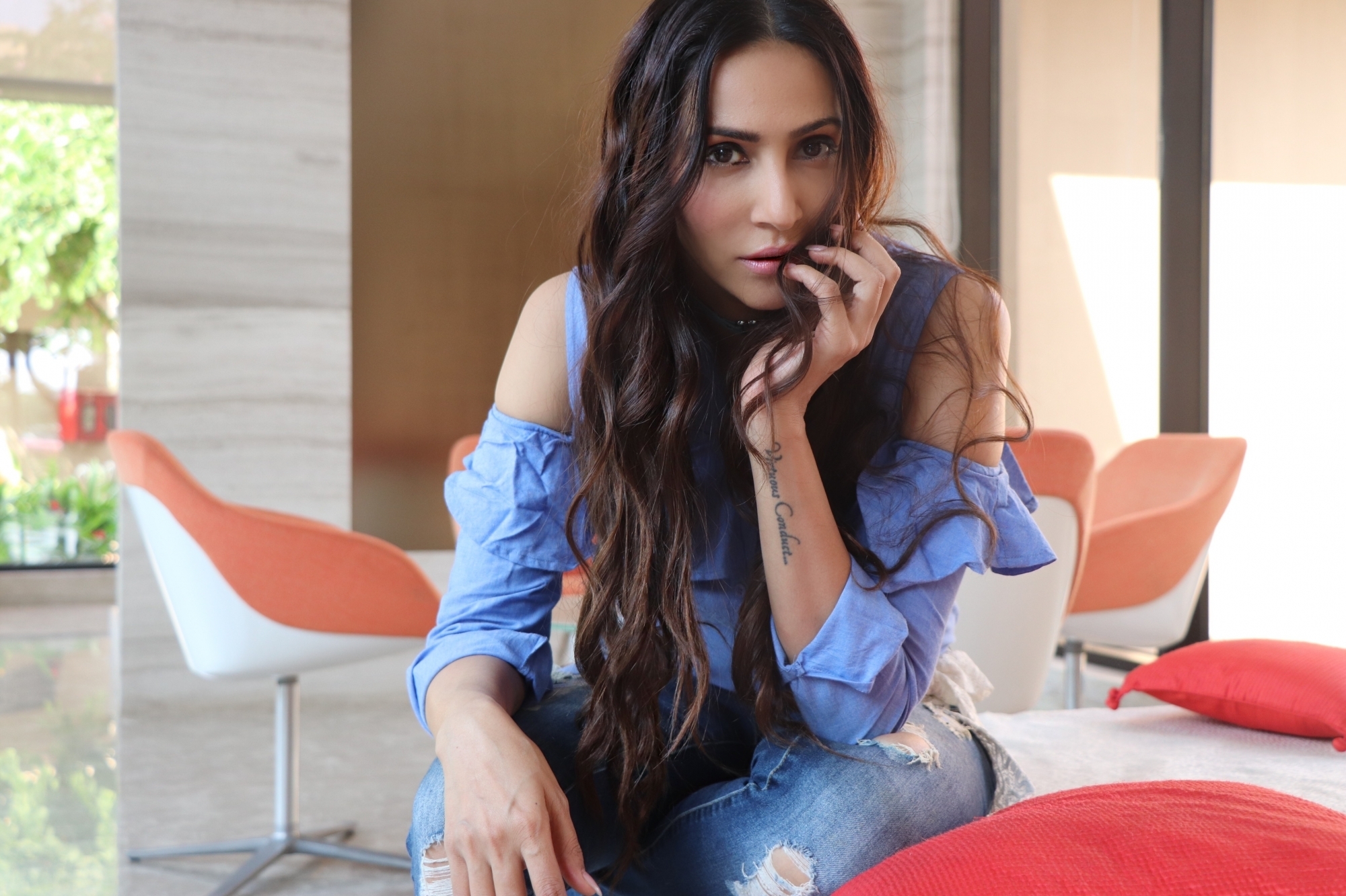 Rishina Kandhari resumes shooting, says itâ€™s risky and scary.