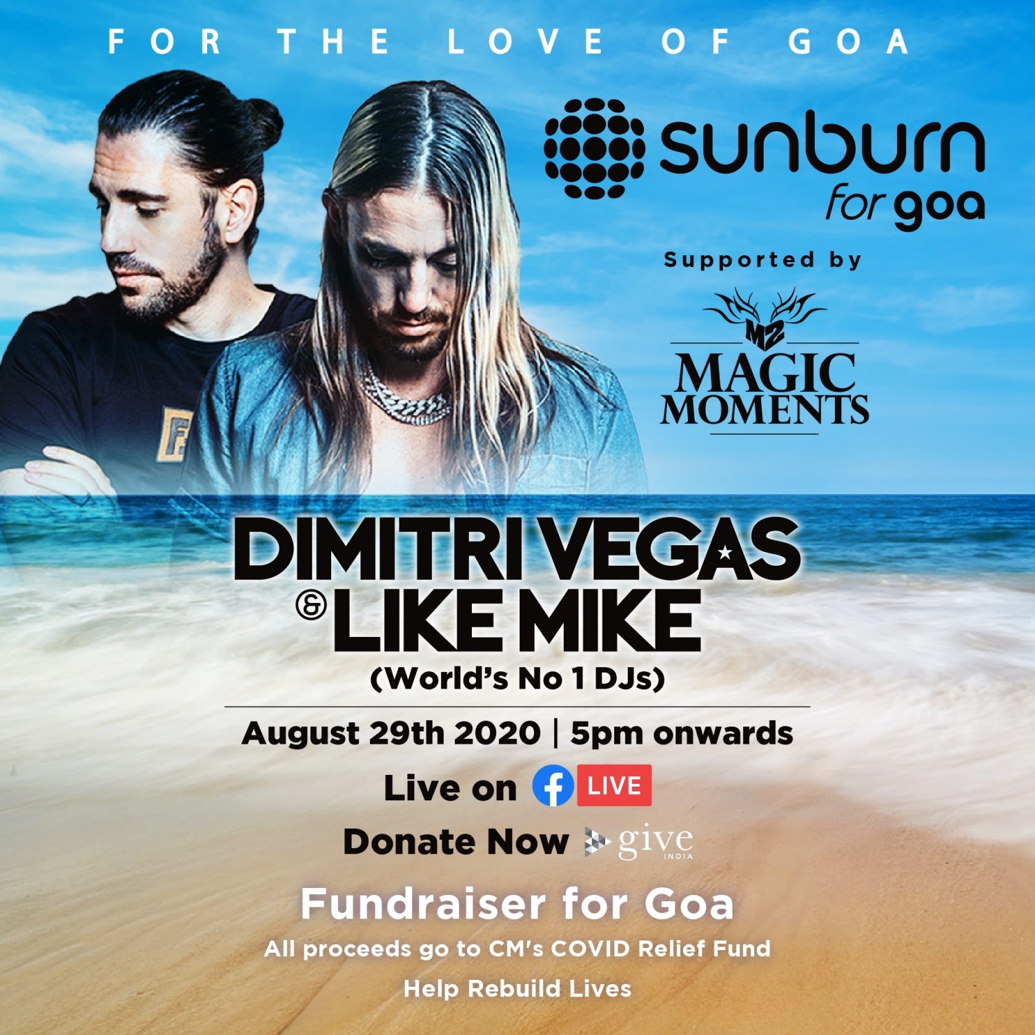 Magic Moments Music Studio partners with Sunburn for the global musical event to raise funds for Goa amid COVID.