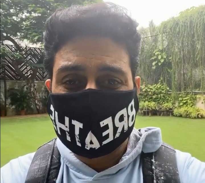 Abhishek Bachchan: Keep your mask on guys.