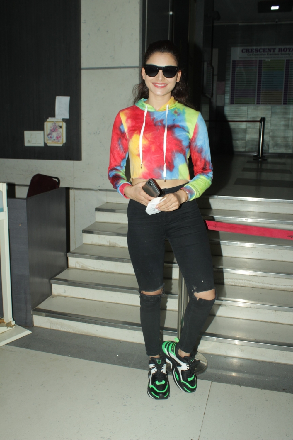 Mumbai: Actress Urvashi Rautela seen at Andheri in Mumbai on Sep 15, 2020. (Photo: IANS)