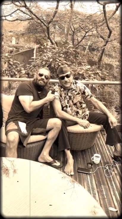 Suniel Shetty celebrating 45 years of friendship with Jackie Shroff.