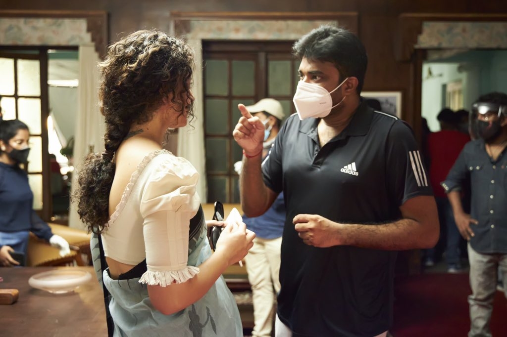 Kangana Ranaut happy to be back on film set