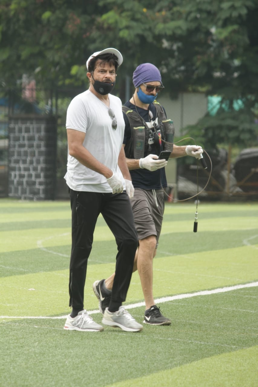 Mumbai: Actor Anil Kapoor seen at Juhu in Mumbai on Oct 15, 2020. (Photo: IANS)