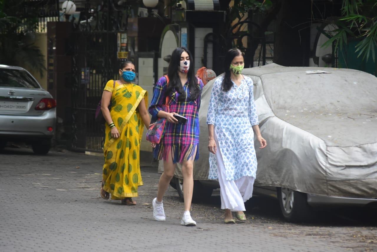 Mumbai: Actress Adah Sharma seen at Bandra in Mumbai on Oct 22, 2020. (Photo: IANS)