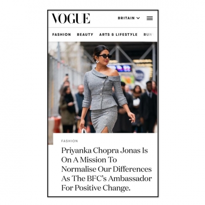 Priyanka Chopra pitches in to create inclusive fashion world.