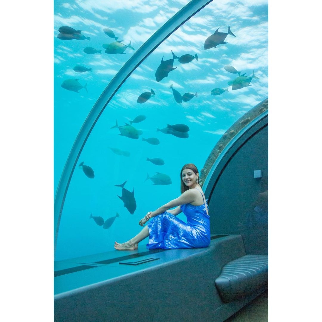 Kajal Aggarwal's underwater honeymoon capers.