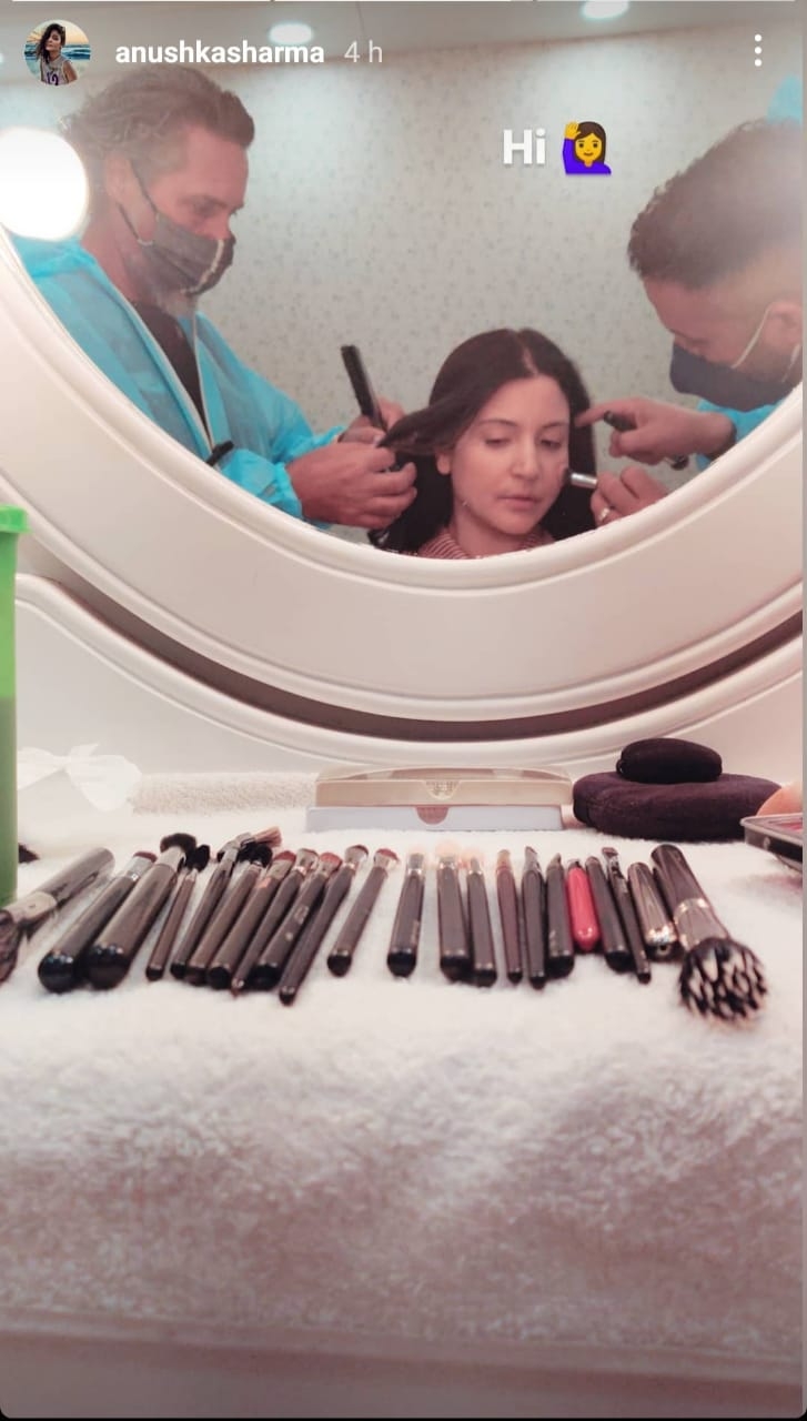 Anushka Sharma back on sets.