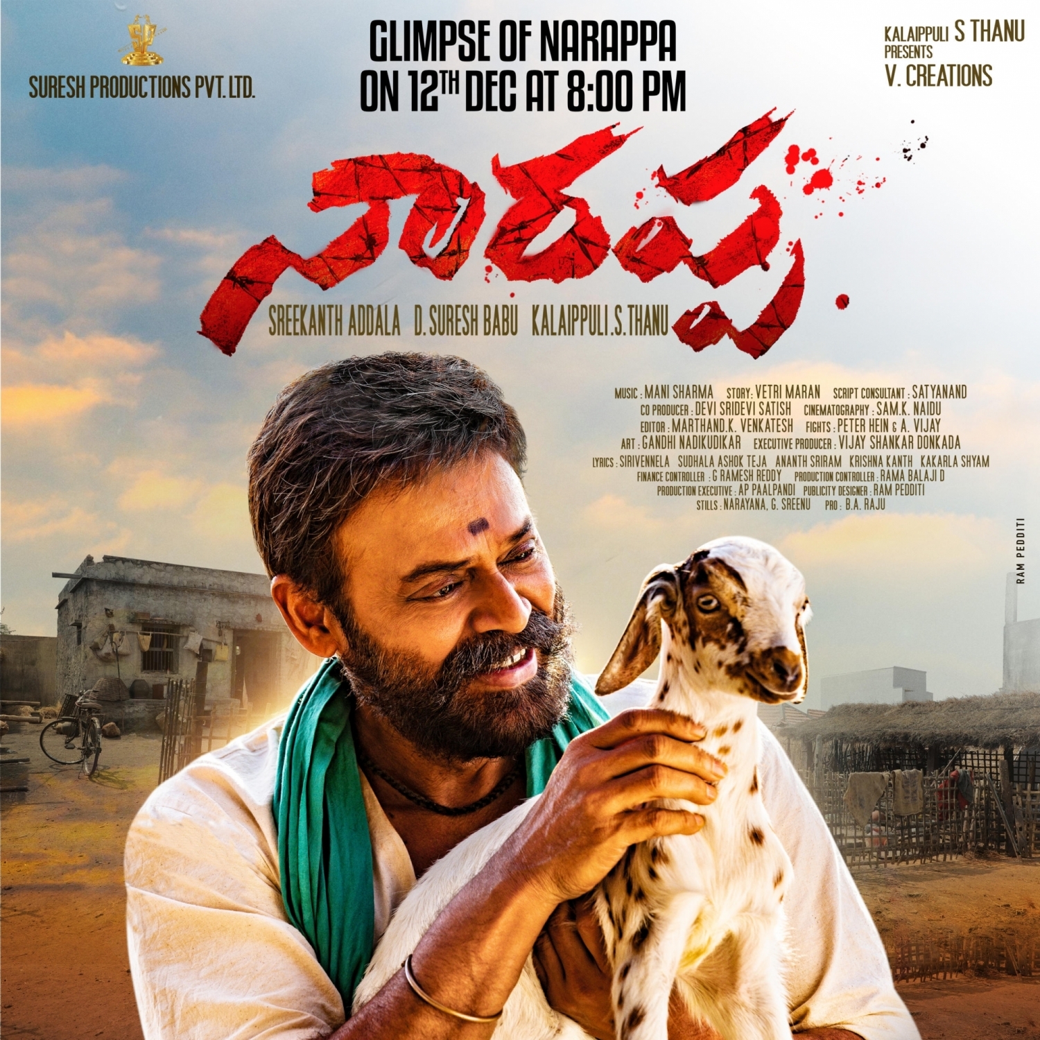 Glimpse of Venkatesh's Narappa Tomorrow