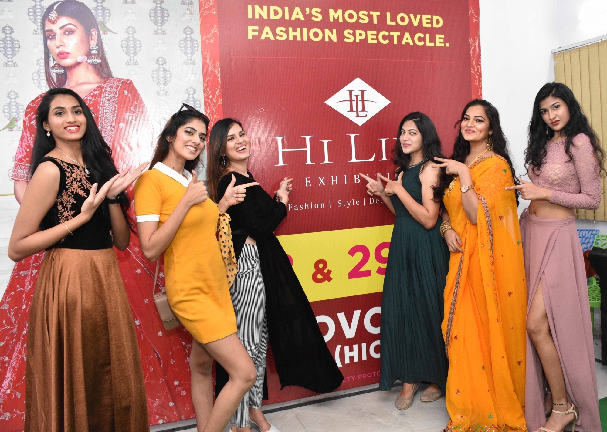 Mannara Chopra- at the Curtain Raiser of "Hi-Life Exhibition"