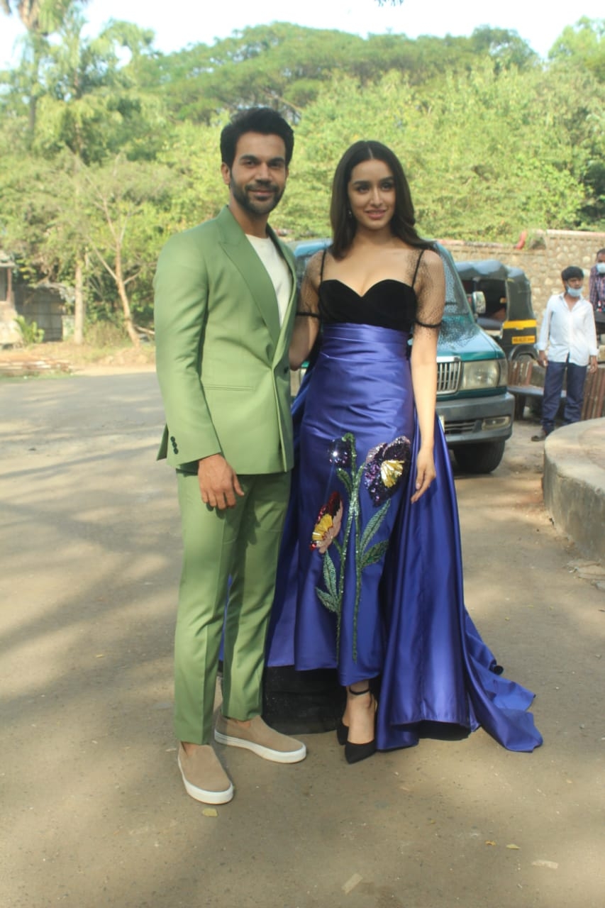 Mumbai: Actors Rajkummar Rao and Shraddha Kapoor at 'Indian Pro Music League', in Mumbai on Dec 22, 2020. (Photo: IANS)