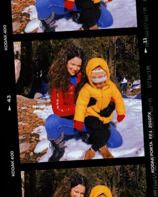 Kangana Ranaut goes hiking with family.