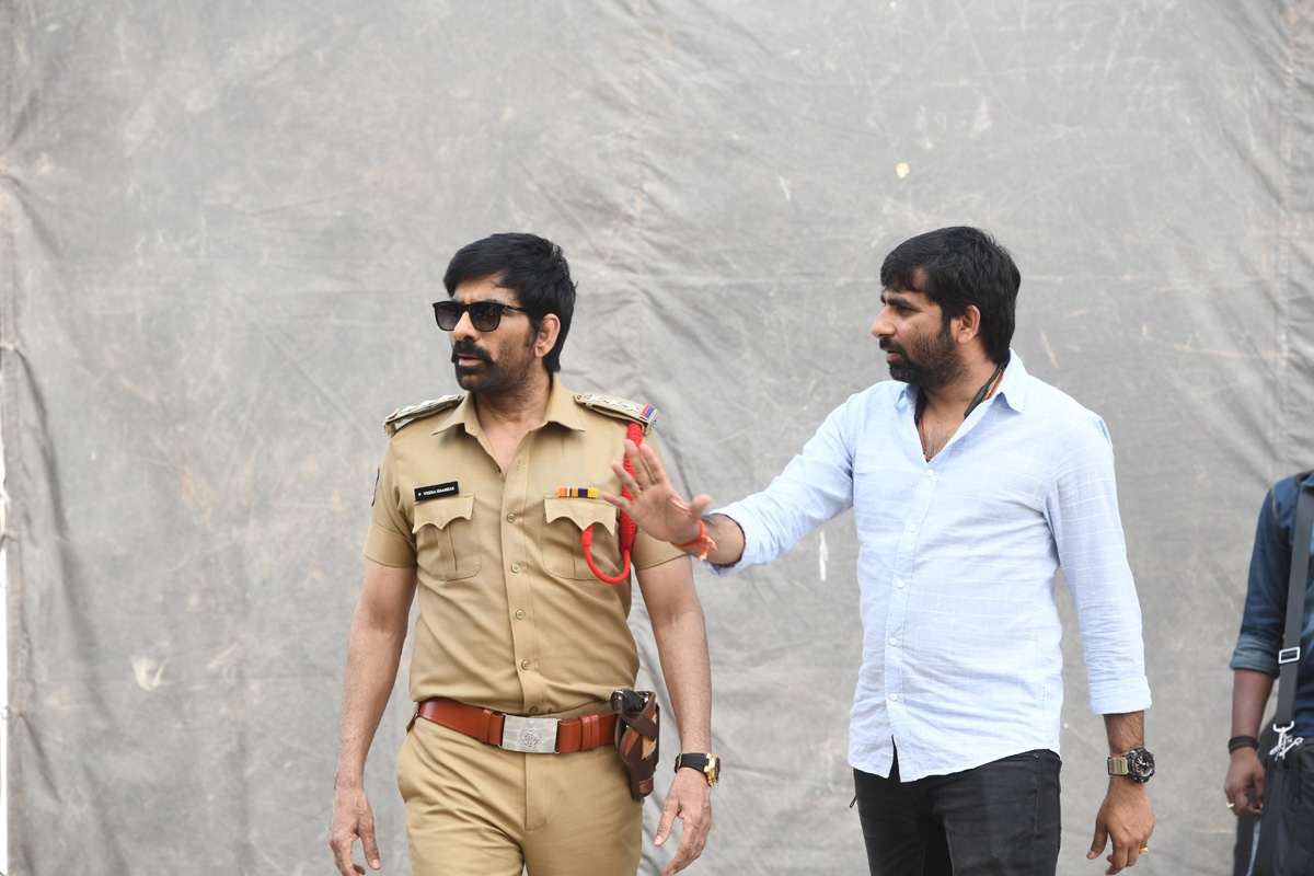 Ravi Teja's Krack Movie Working Stills.