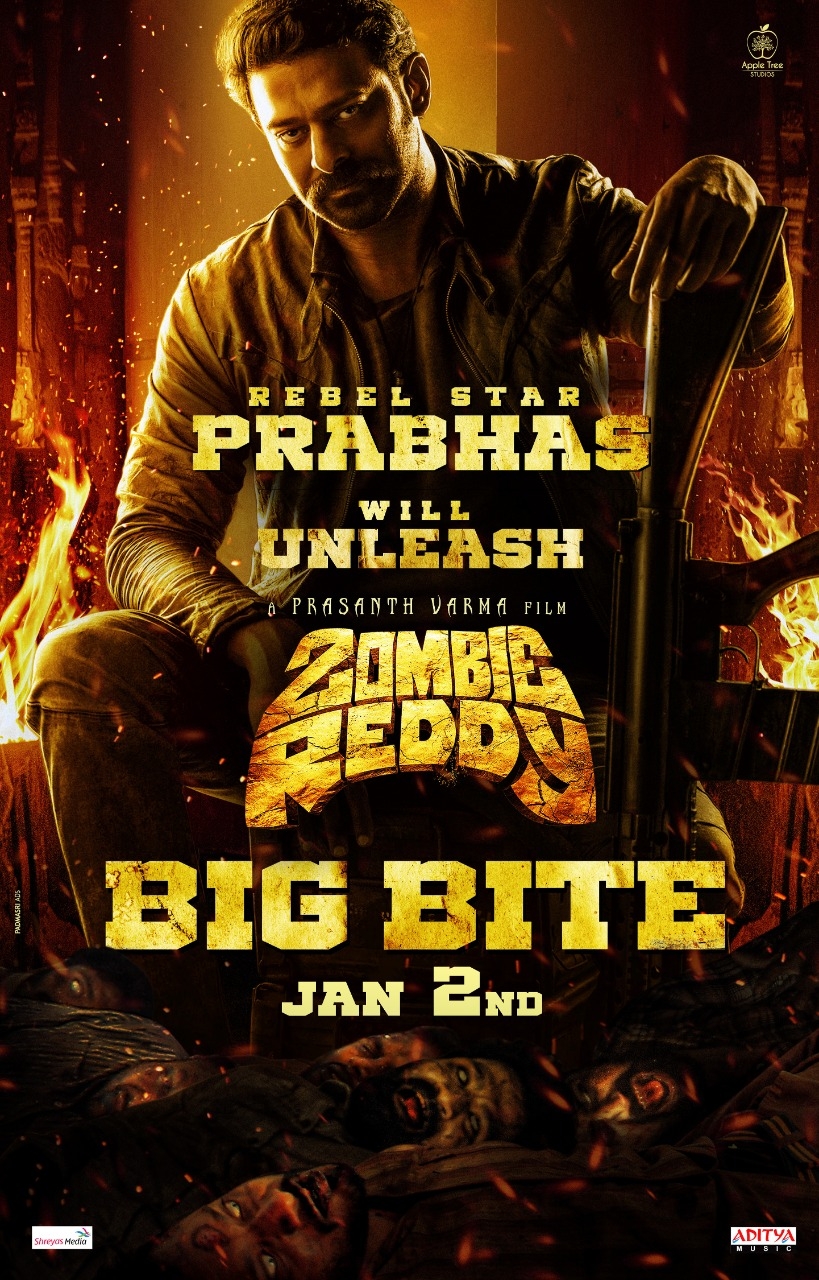 Prabhas To Release Prasanth Varma's Zombie Reddy Big Bite On Jan 2nd
