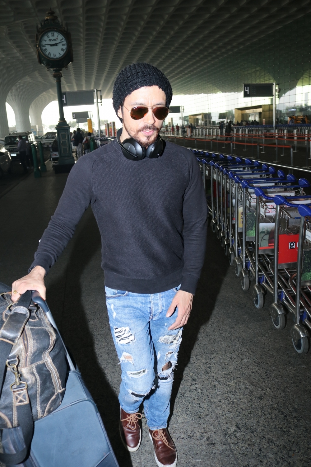 Mumbai: Actor Darshan Kumar seen at the Chhatrapati Shivaji Maharaj International Airport in Mumbai on Jan 9, 2021. (Photo: IANS)