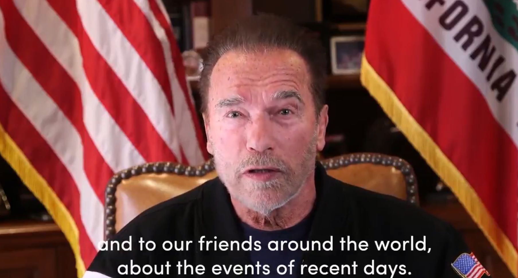 Hollywood star Arnold Schwarzenegger has condemned the attack on the Capitol in the US, and described Donald Trump as the worst president ever.