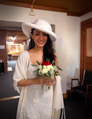 Bollywood and television actress Vedita Pratap Singh has tied the knot with her longtime beau Aaron Edward Sale, who is a US national.