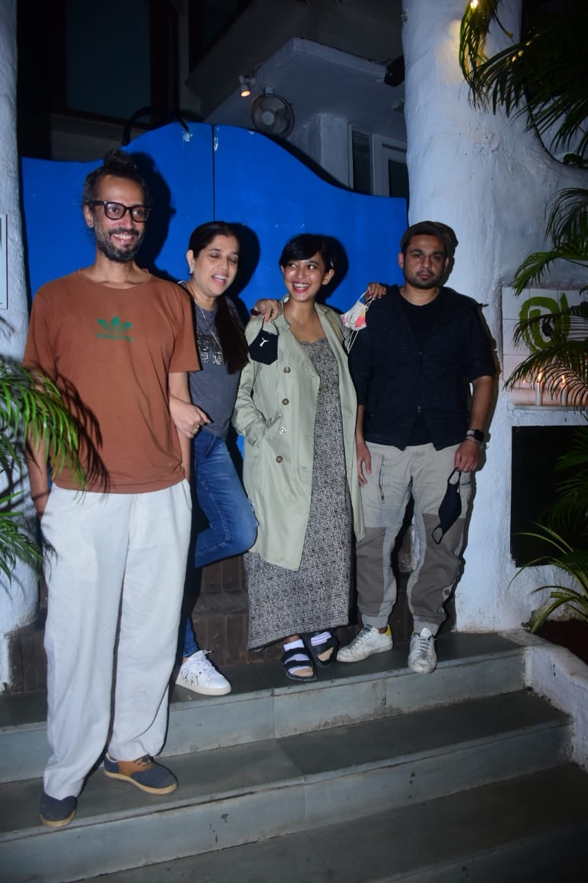 Mumbai: Short Film Shameless-Shabinaa Khan, Keith Gomes, Sayani Gupta and Hussain Dalal are at Olives, Bandra on Jan 19, 2021. (Photo: IANS)