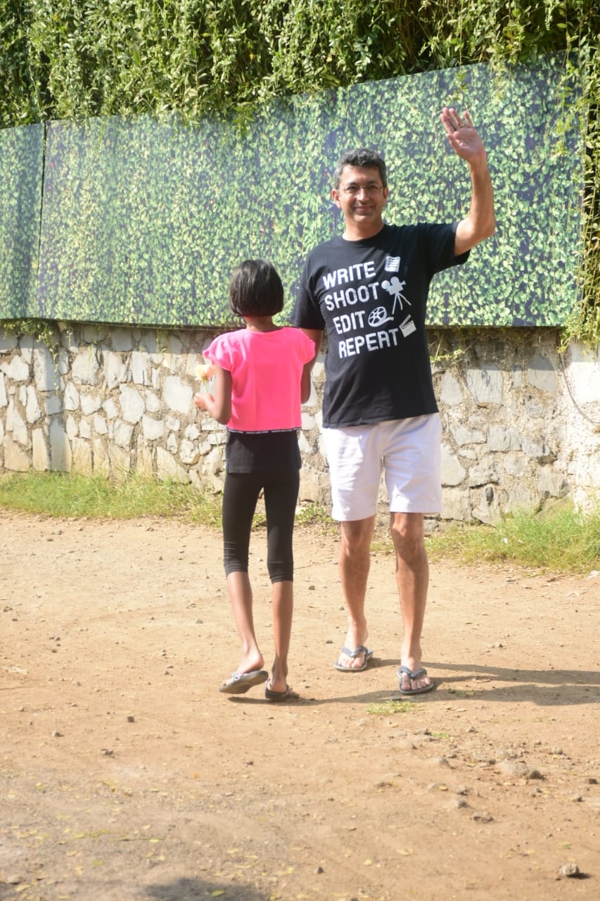 MUMBAI:Kunal Kohli With his Daughter At Varun Dhawan Marriage on Sunday on 24 Jan 2021. (Photo: IANS)