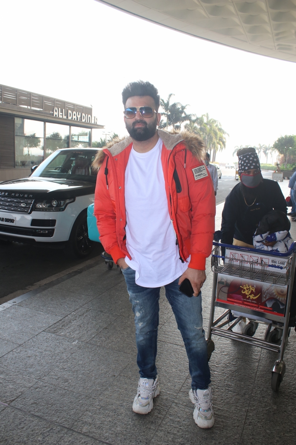 Mumbai: Navraj Hans Spotted at Airport Departure 13th February 2021. (Photo: IANS)