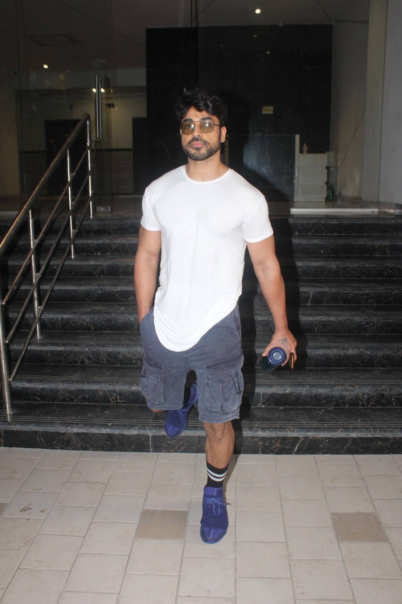 Mumbai: Gautam Gulati Spotted Gym in Andheri on Wednesday 24rd February 2021. (Photo: IANS)