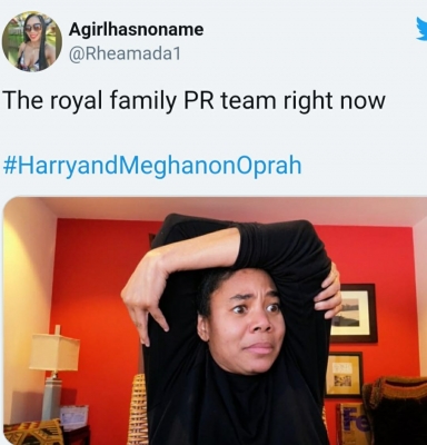 Twitter flooded with jokes, memes post Harry-Meghan Interview