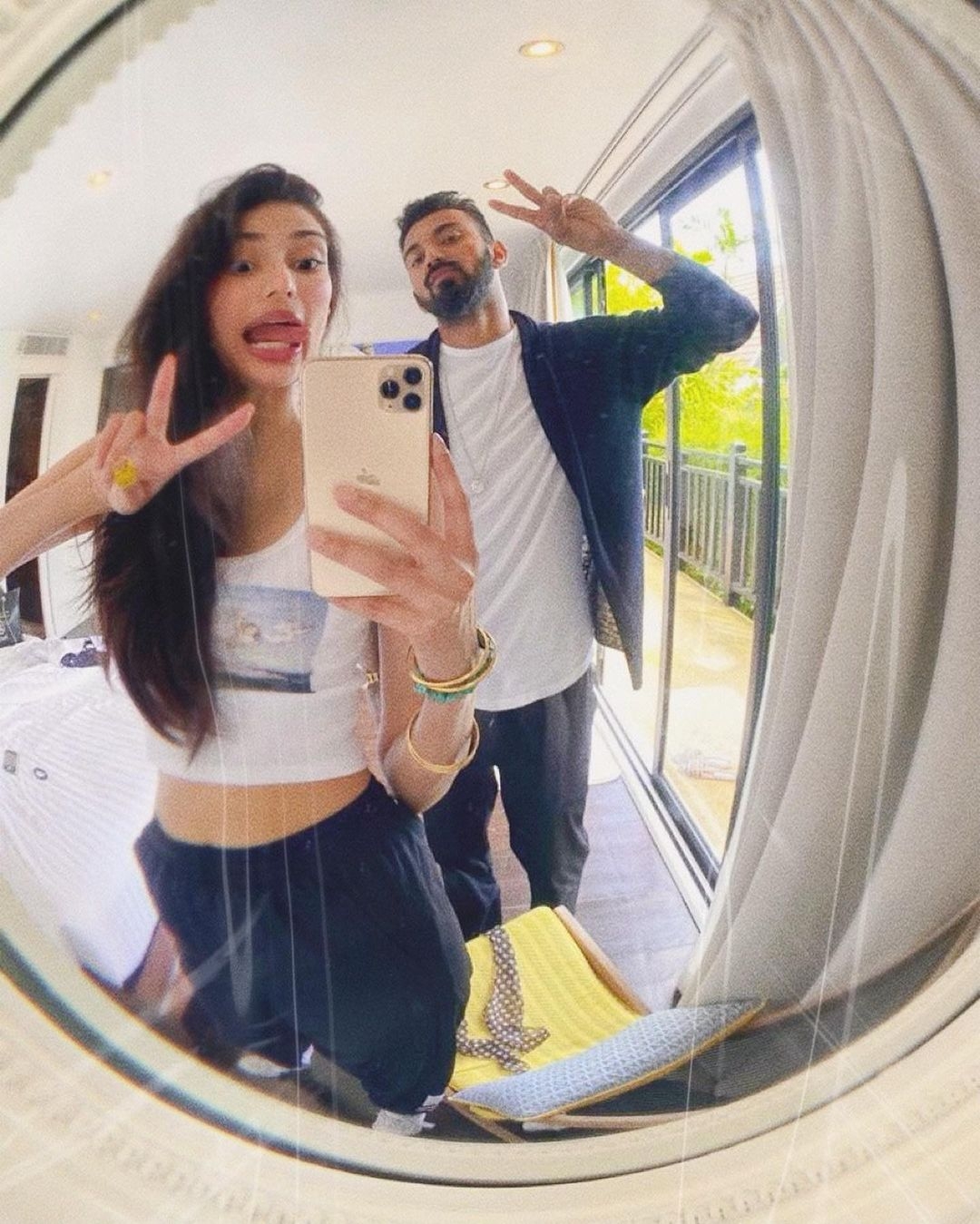 Athiya Shetty to KL Rahul: Grateful for you.(photo:instagram)