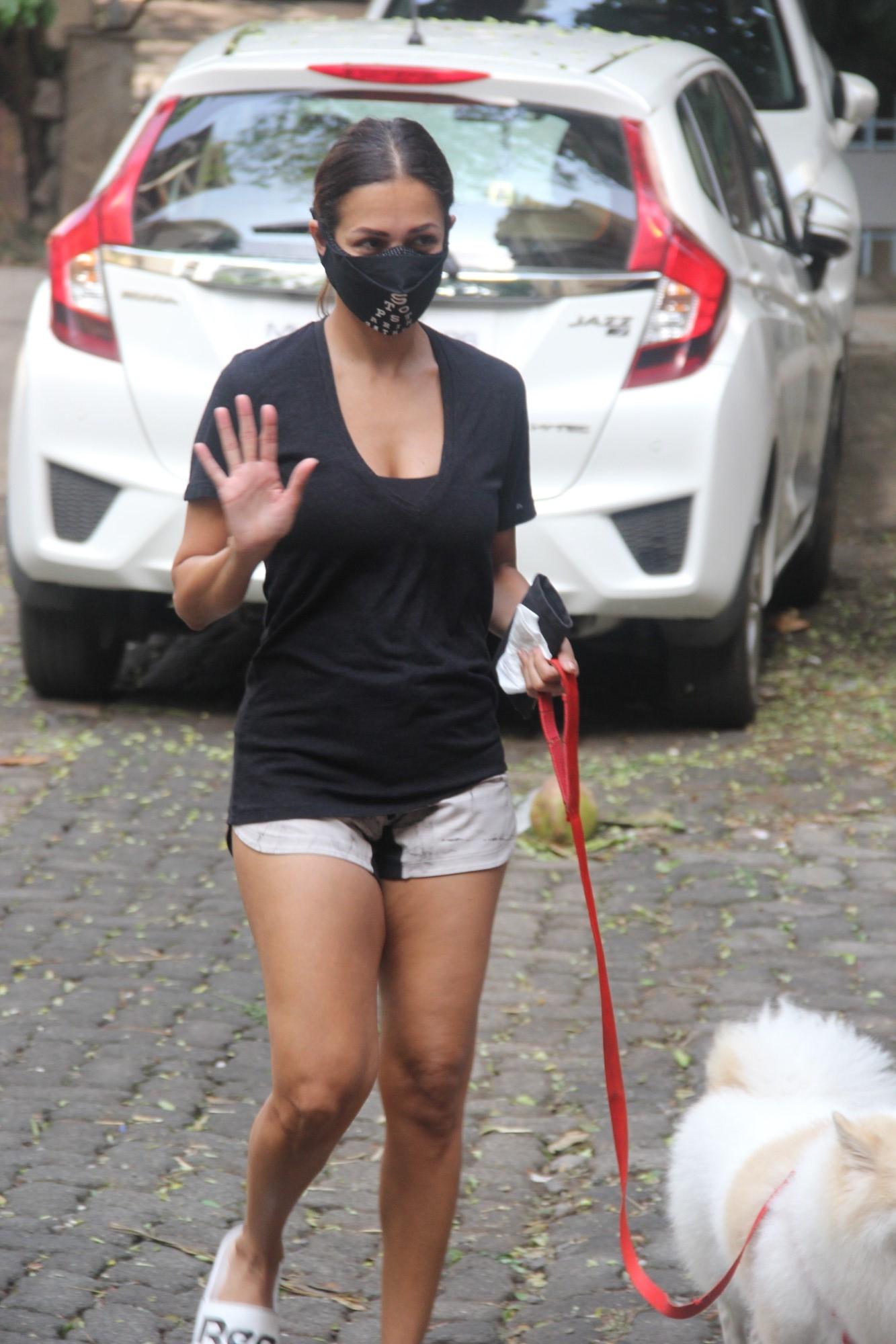Mumbai: Malaika Arora Spotted at Bandra On Thursday, 20 may, 2021. (Photo: Sanjay Tiwari)