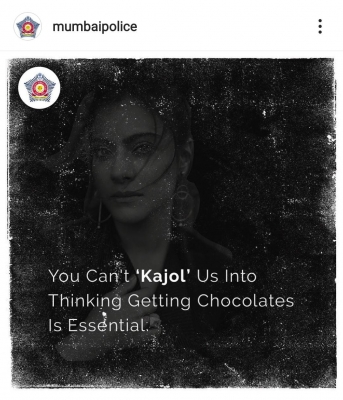 Big B, Rajesh Khanna, Ayushmann, Kajol in Mumbai Police memes for Covid awareness.