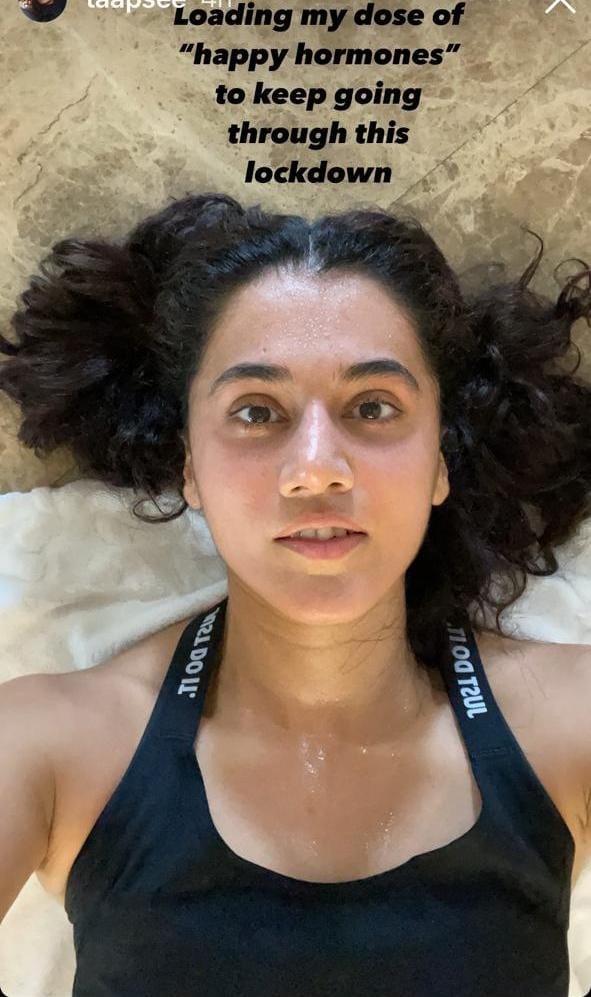 Taapsee's dose of happy hormones