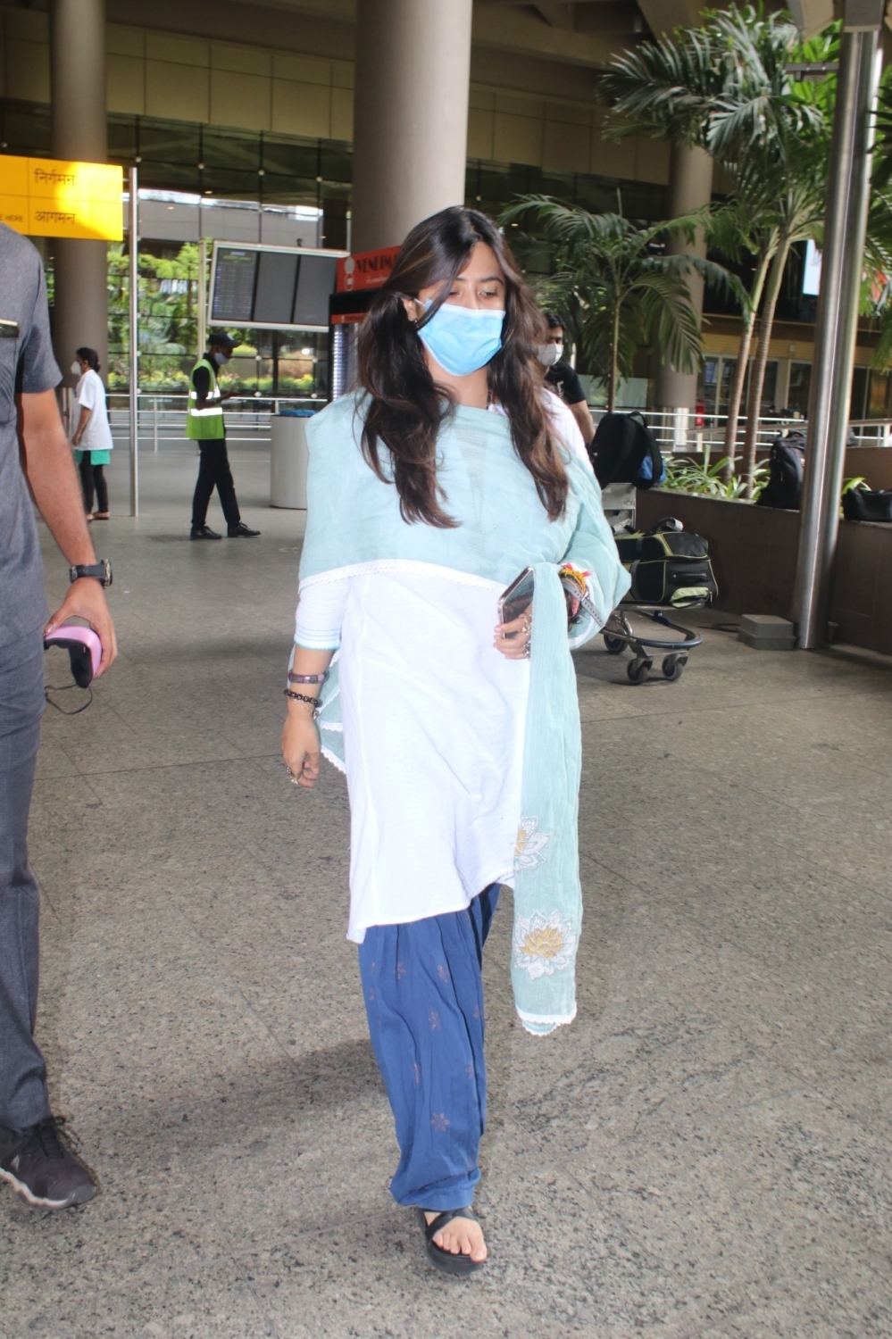 Mumbai: Ekta Kapoor Spotted at Airport Arrival On Monday, 07 June, 2021.(Photo: Sanjay Tiwari)