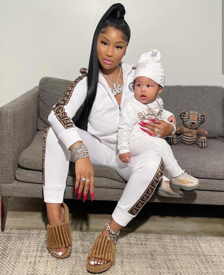 Nicki Minaj, son twin in new photos on social media  (Photo:Instagram)