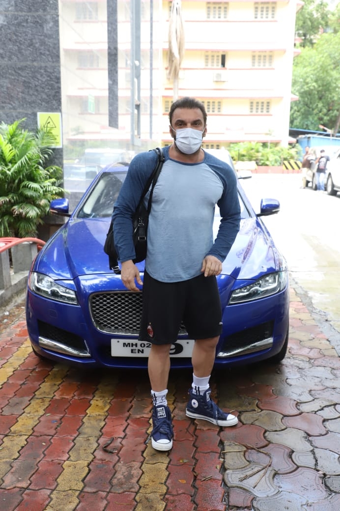 Sohail Khan Spotted At Bandra on 19 june,2021.(Photo: Sanjay Tiwari/IANS)
