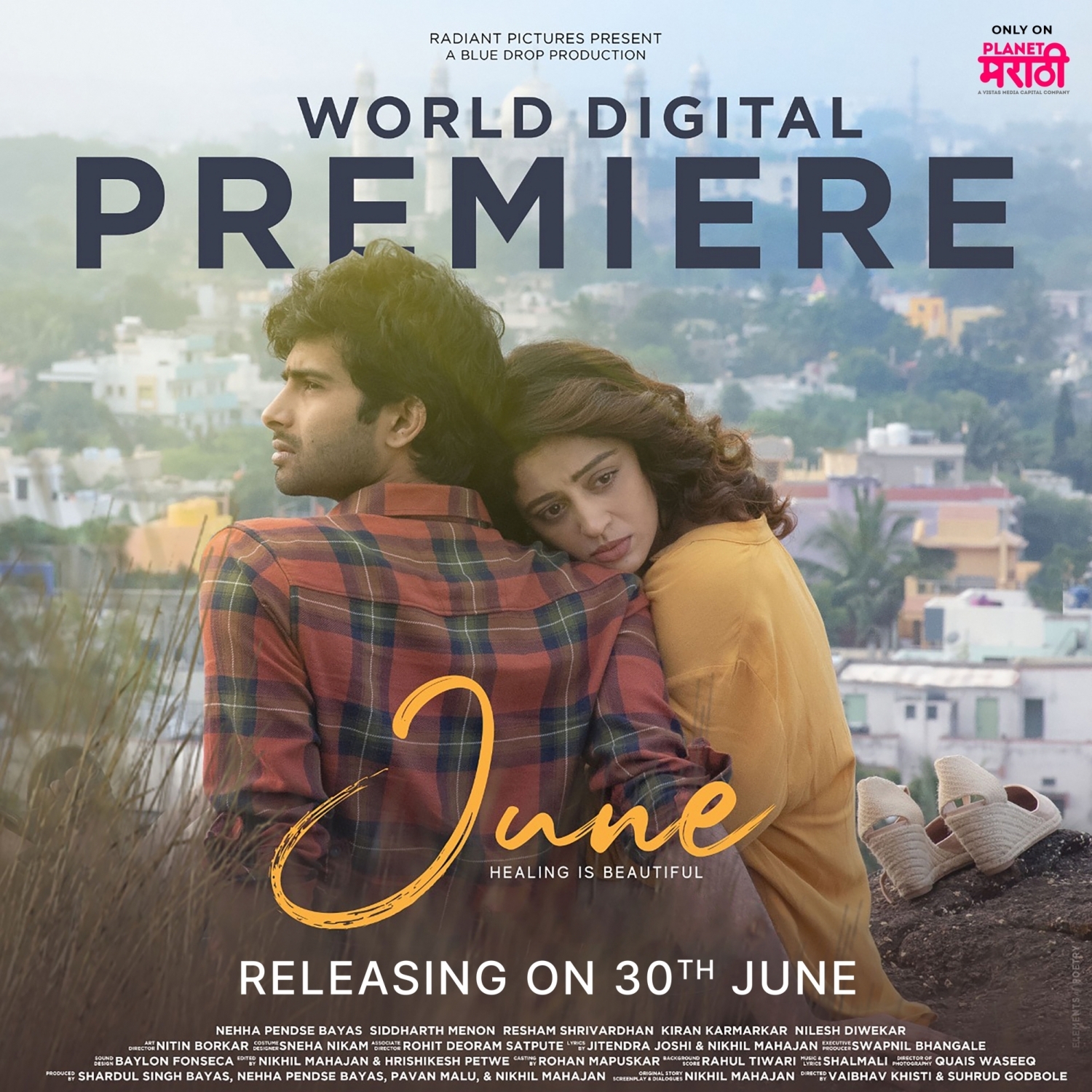 Nehha Pendse-Siddharth Menon starrer 'June' goes live on Planet Marathi Cinema on June 30.