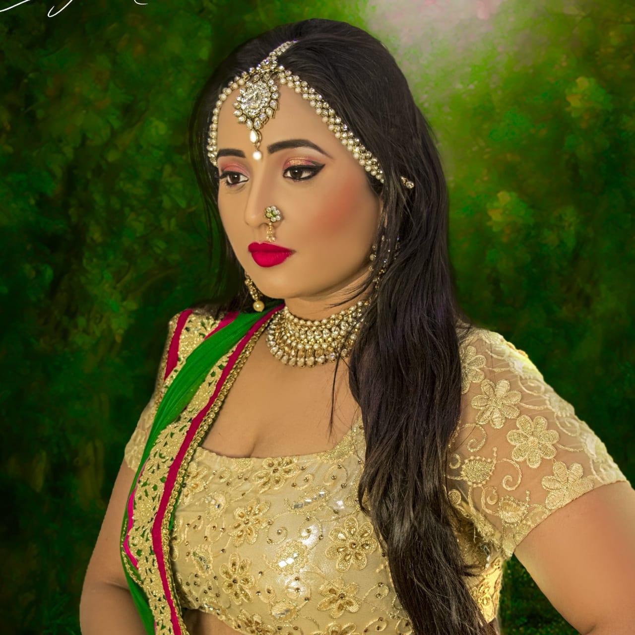 Bhojpuri film actress Rani Chatterjee.