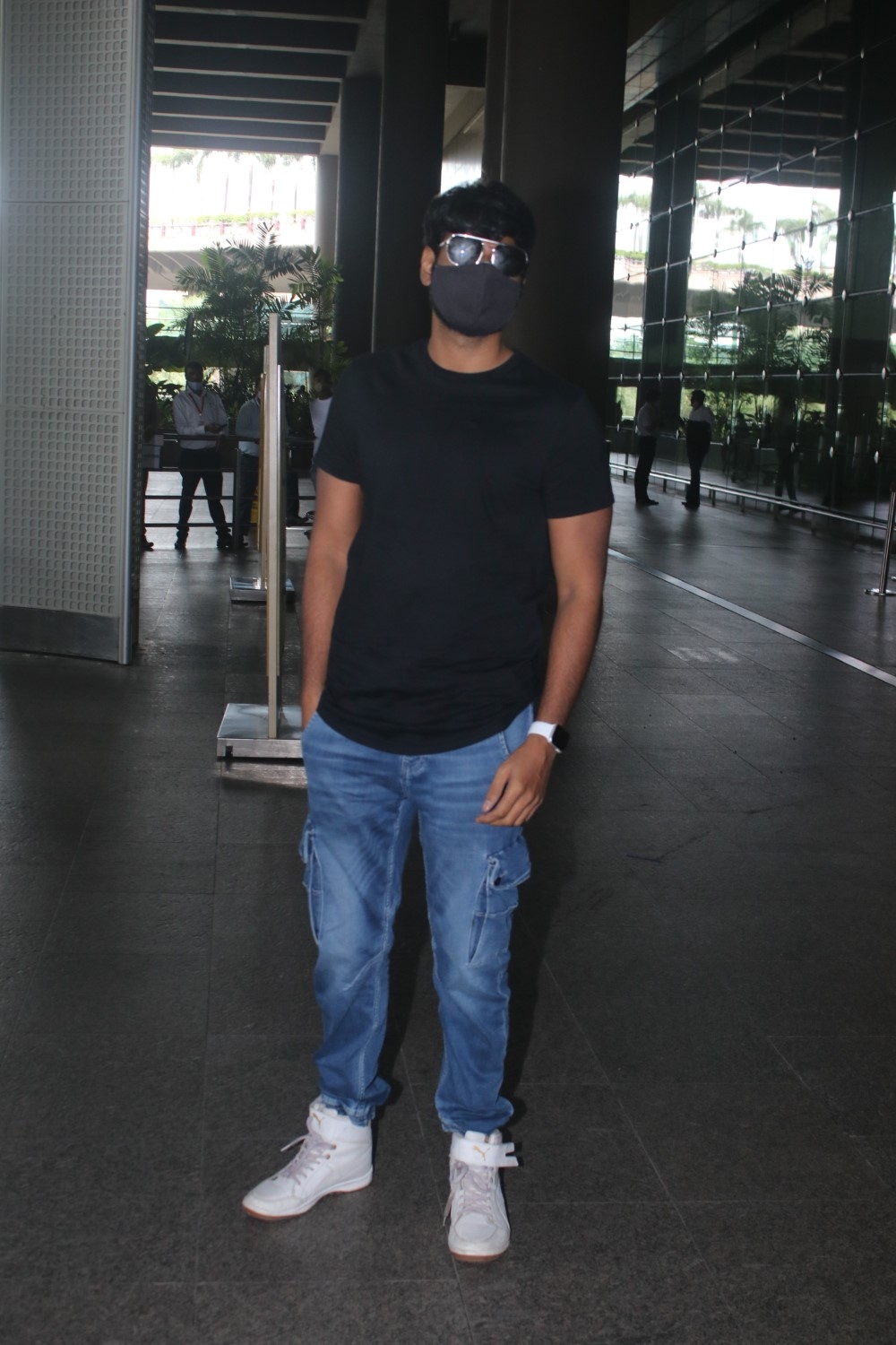 Mumbai: Sundeep Kishan Spotted at Airport Arrival on Tuesday July 20, 2021.(Photo: Sanjay Tiwari/IANS)