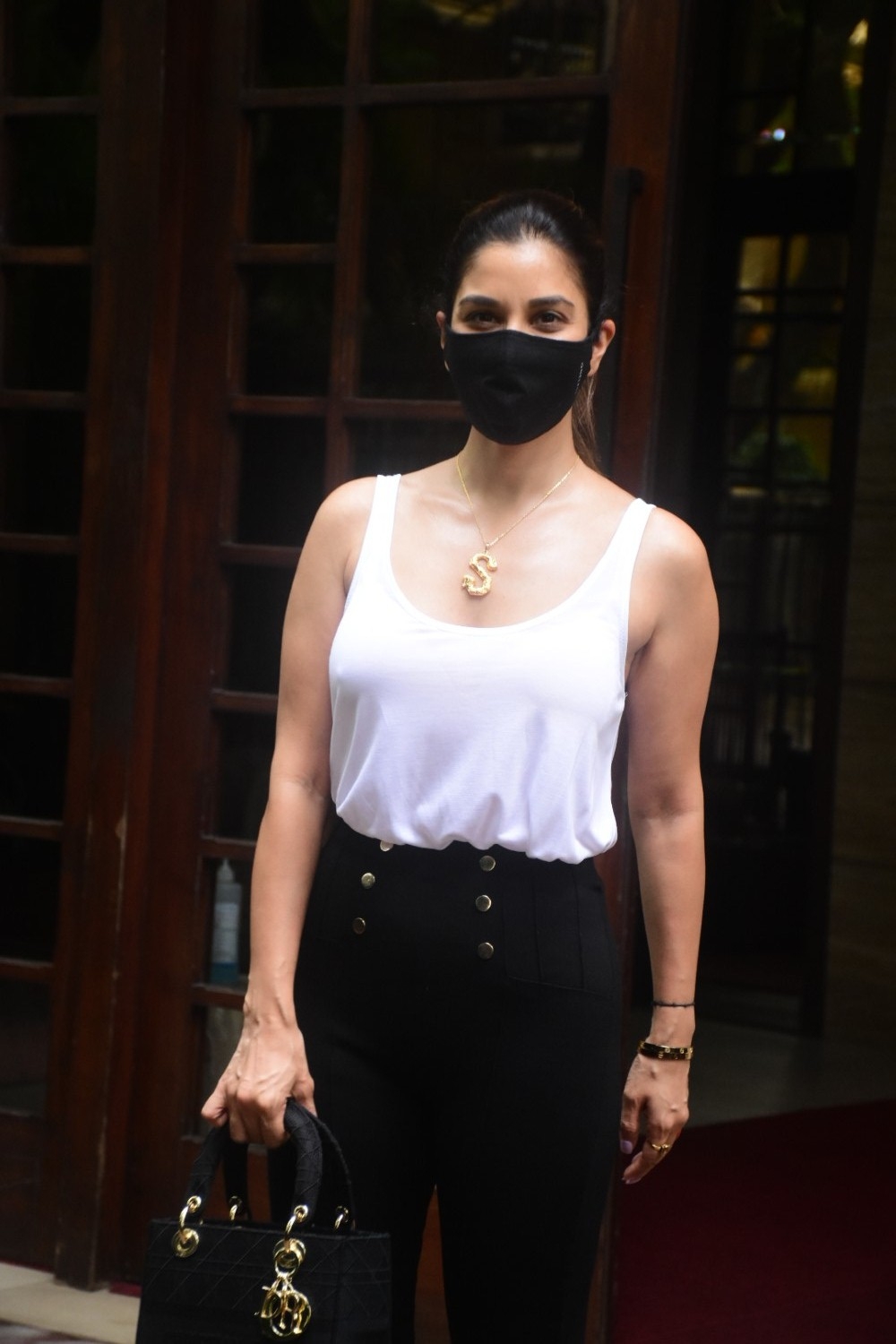 Mumbai: Sophie Choudhary Spotted In Bandra on Thursday August 05, 2021.(Photo: Sanjay Tiwari/IANS)