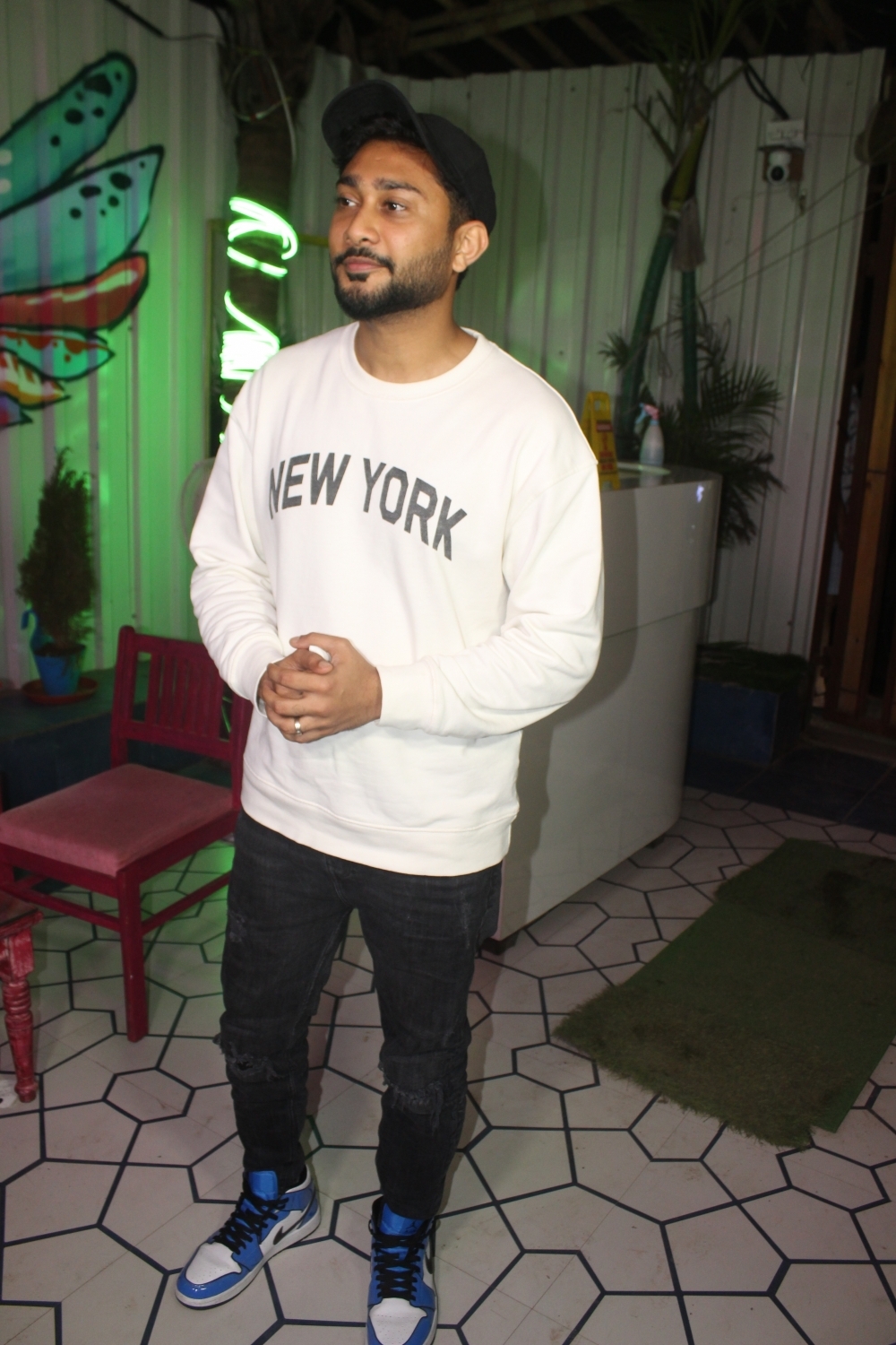 Mumbai: Zaid Darbar Snapped at Atrangz Studio Versova on Sunday August 08, 2021.(Photo: Sanjay Tiwari/IANS)