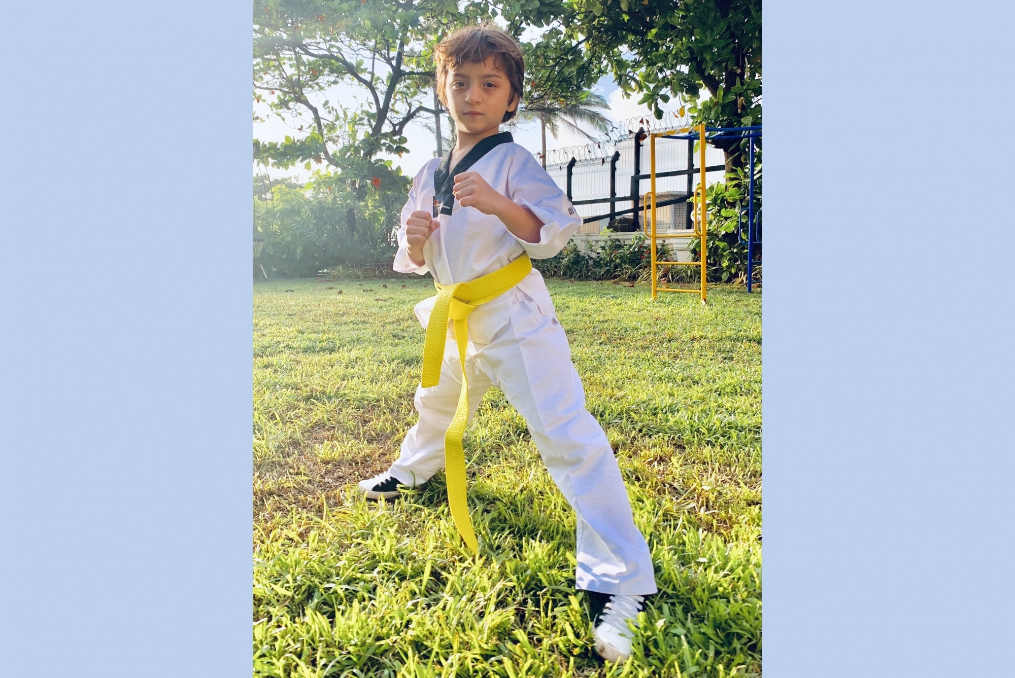 AbRam Khan, son of actor Shah Rukh Khan joins the family tradition of Taekwondo