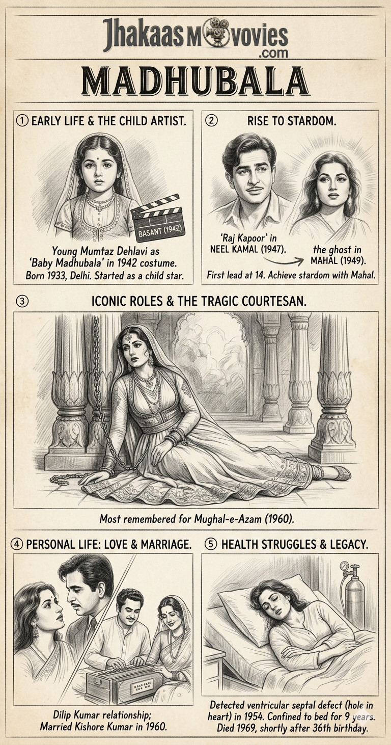 Madhubala - Biography and Filmography