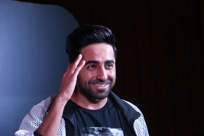 Mumbai: Actor Ayushmann Khurrana at a party organised to celebrate the success of the film 