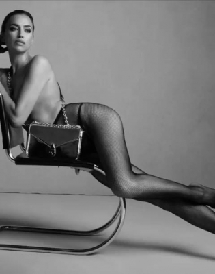 Supermodel Irina Shayk has ditched her clothes and bared it all for a new campaign of a fashion brand. The 33-year-old model went nude in a new campaign to promote Calvin Klein handbags.