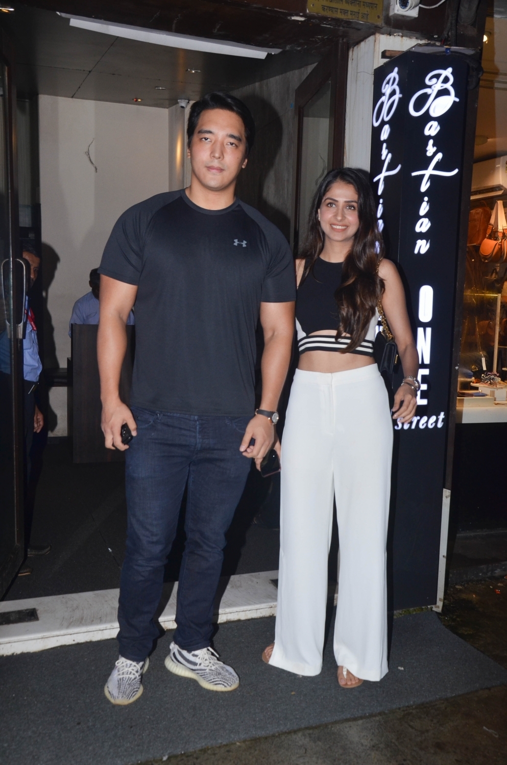 Mumbai: Actors Rinzing Denzongpa and Malvika Raaj seen at Bandra in Mumbai on Sep 8, 2019. (Photo: IANS)