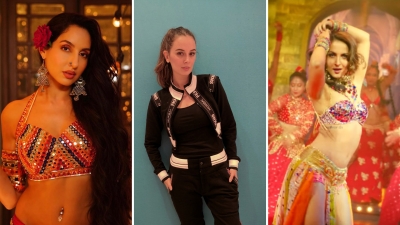 Norah Fatehi, Evelyn Sharma and Elli AvrRam