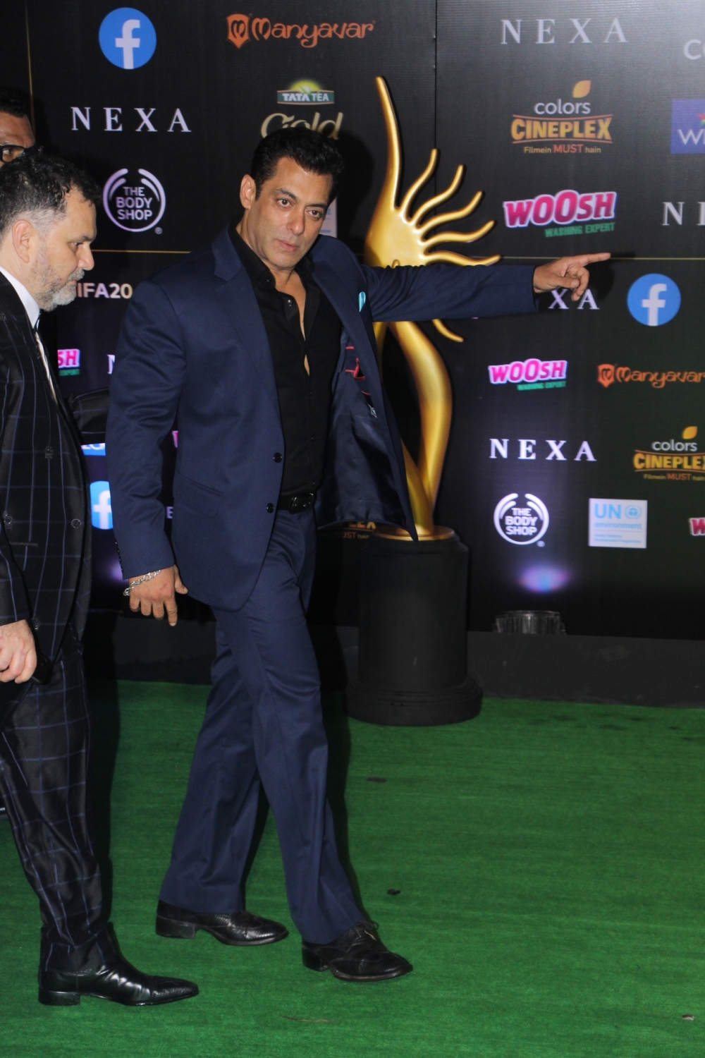 Mumbai: Actor Salman Khan at the Green Carpet of 20th IIFA Awards, in Mumbai on Sep 18, 2019. (Photo: IANS)