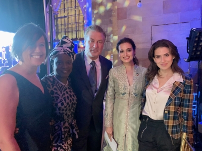 Indian actress Dia Mirza and American actor Alec Baldwin hosted United Nations